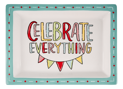 Celebrate Everything Trinket Tray - GLORY HAUS 
