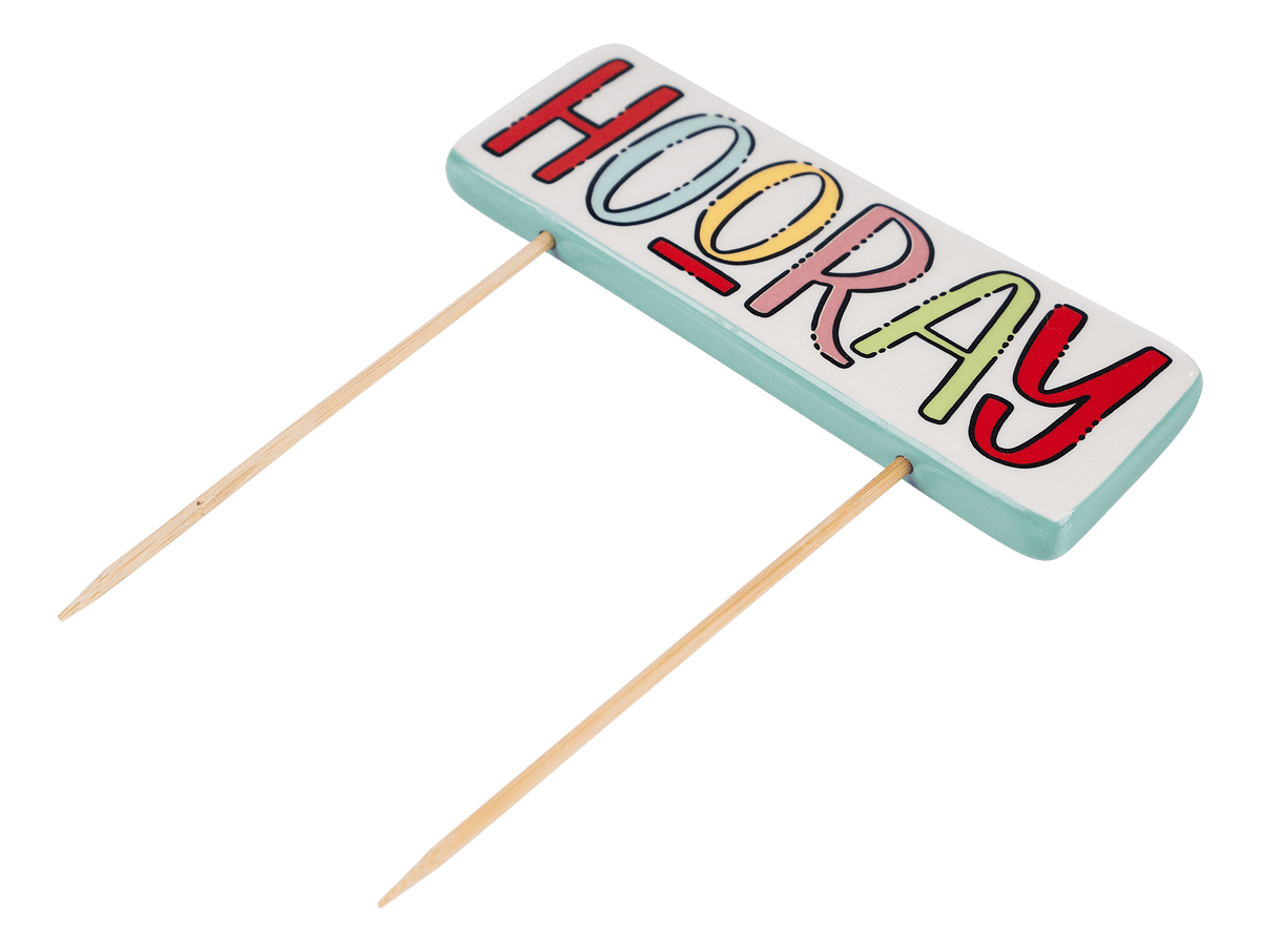 Hooray Cake Decoration - GLORY HAUS 