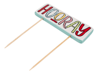 Hooray Cake Decoration - GLORY HAUS 