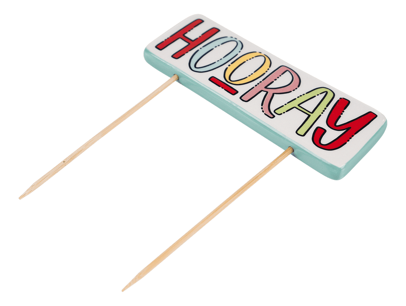 Hooray Cake Decoration - GLORY HAUS 