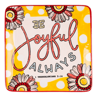 Be Joyful Always Trinket Tray - GLORY HAUS 