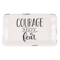 Courage Above Fear Trinket Tray - GLORY HAUS 