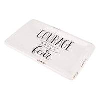 Courage Above Fear Trinket Tray - GLORY HAUS 