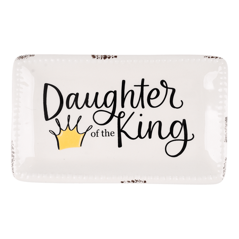 Crown Daughter of the King Trinket Tray - GLORY HAUS 