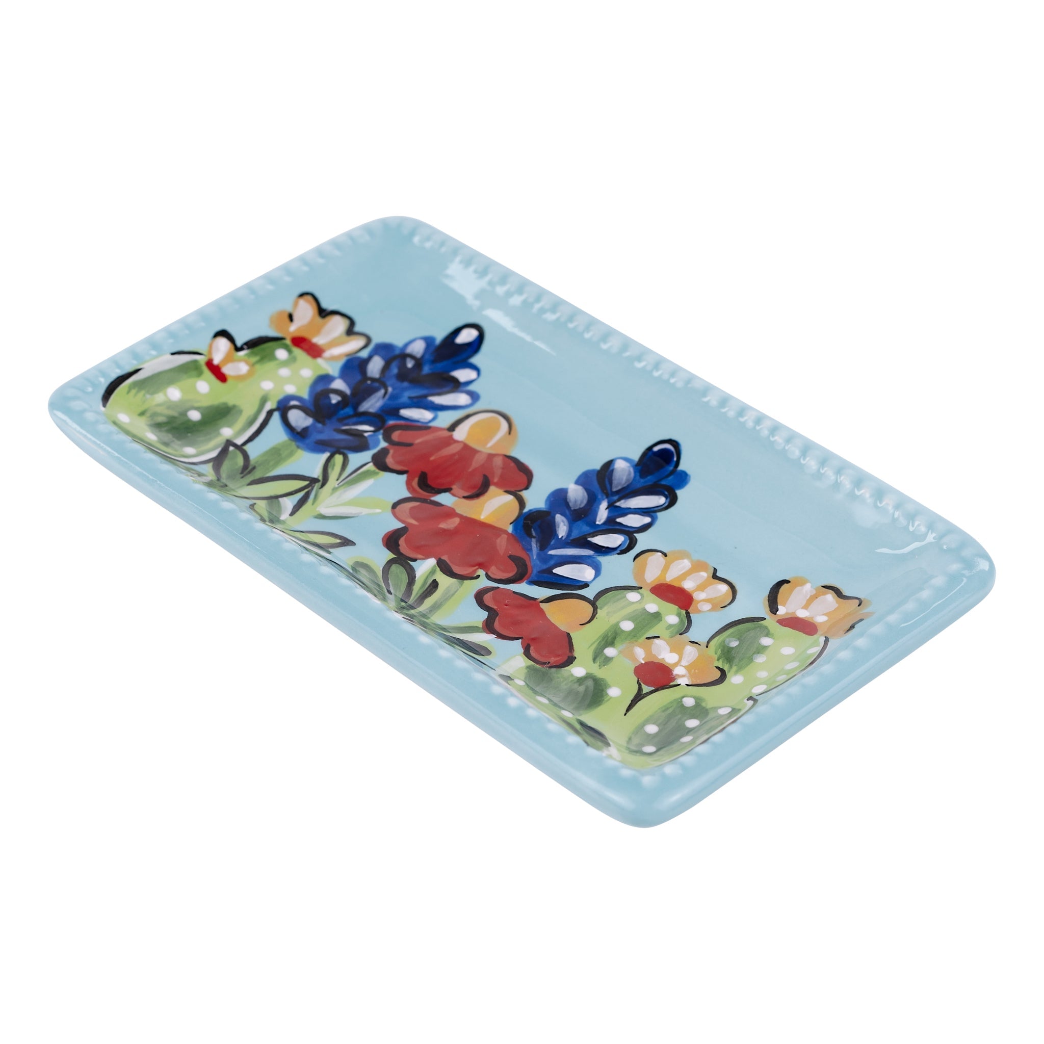 Refresh Your Space with Our Texas Wildflower Trinket Tray | Home