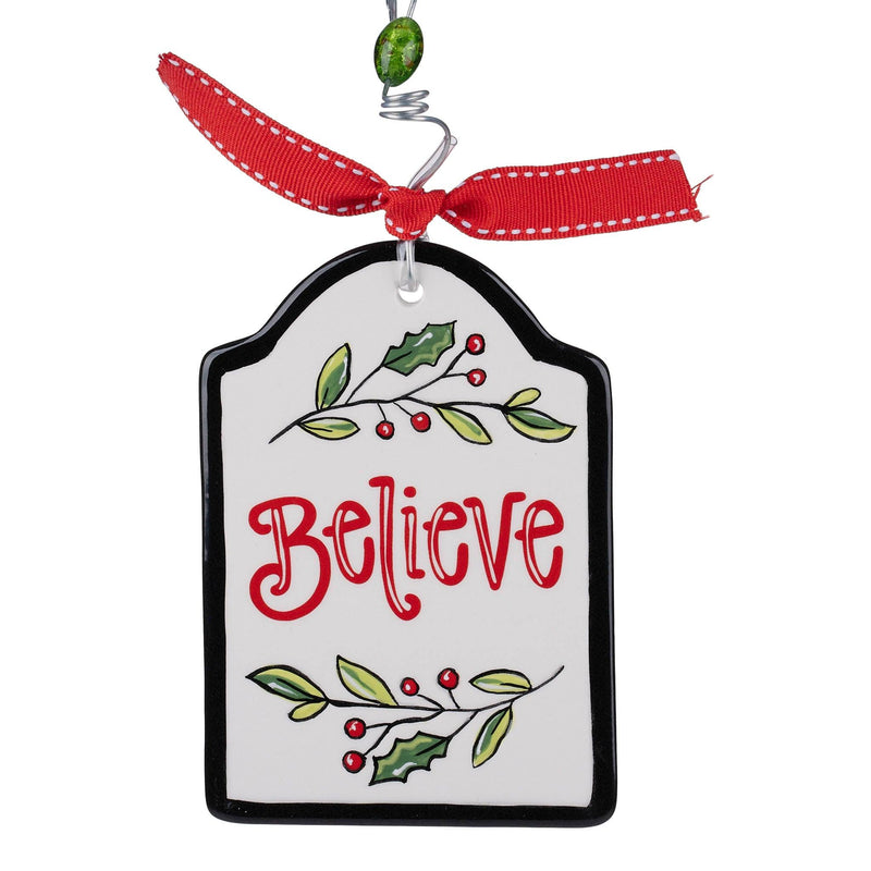 Believe Flat Ornament - GLORY HAUS 