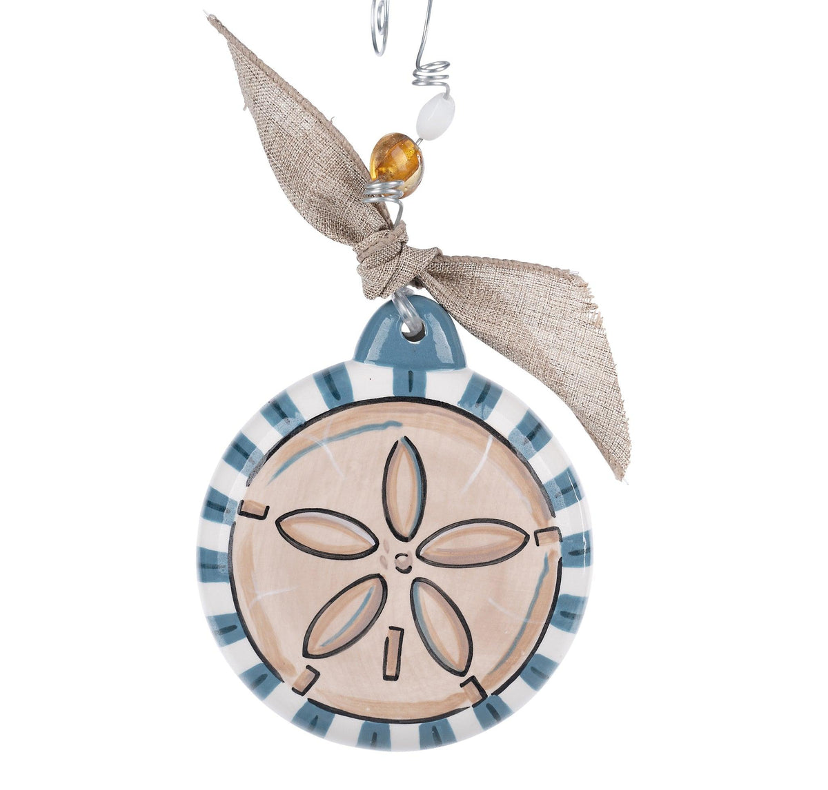 Sand Dollar Puff Ornament - GLORY HAUS 