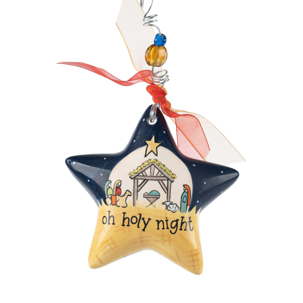 Holy Night Nativity Star Ornament - GLORY HAUS 