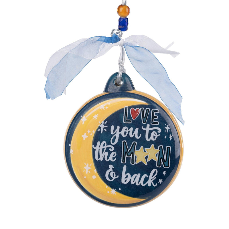 Love You To The Moon And Back Puff Ornament - GLORY HAUS 