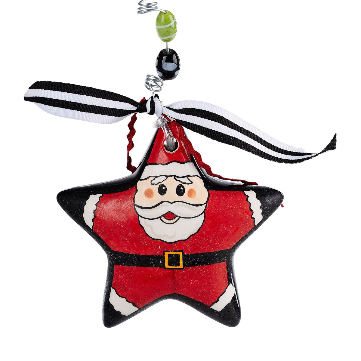 Star Santa Ornament - GLORY HAUS 