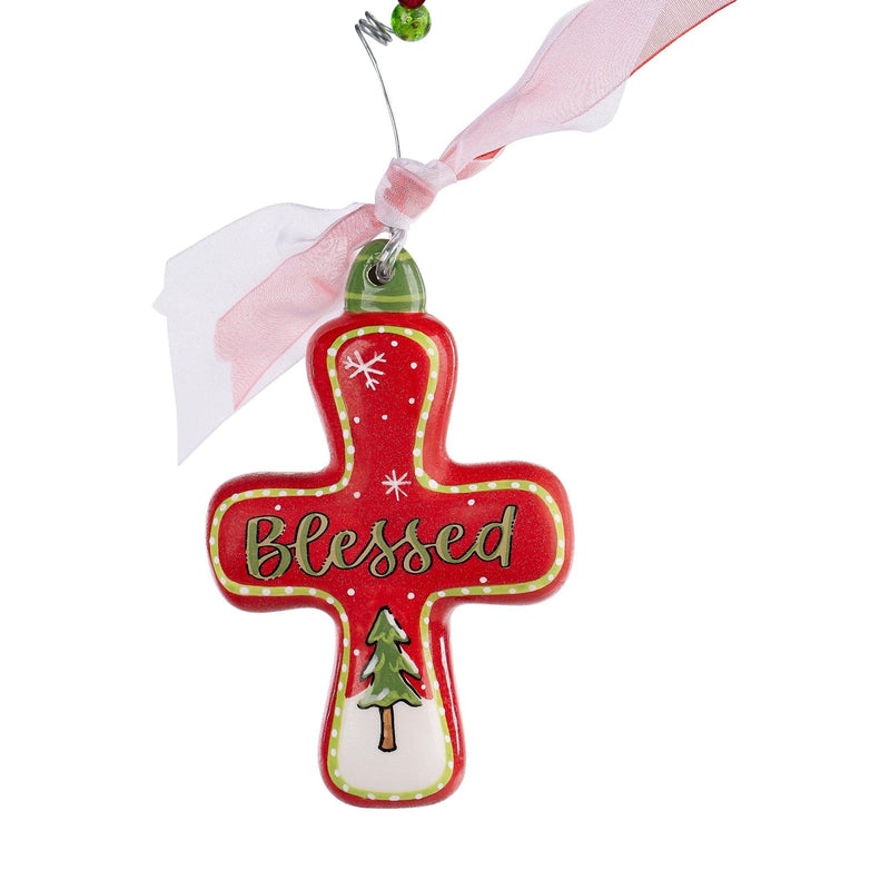 Blessed Christmas Tree Cross - GLORY HAUS 