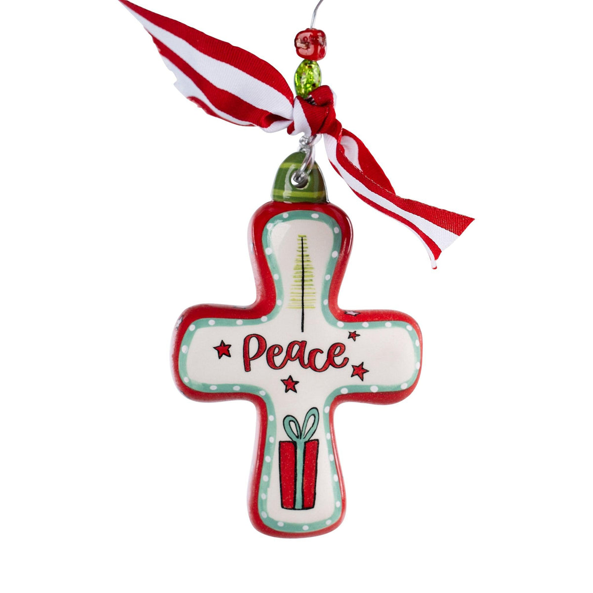 Peace Cross Ornament - GLORY HAUS 