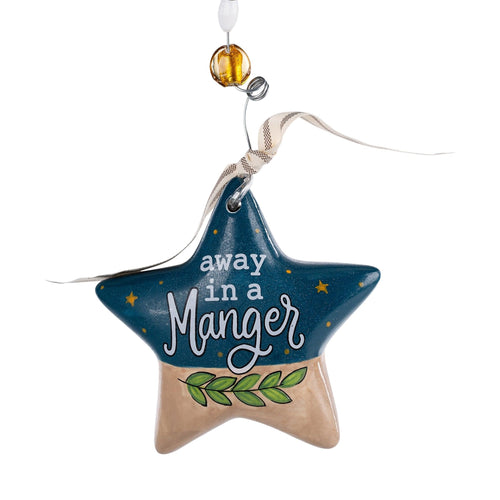 Manger With Camel Star Ornament - GLORY HAUS 