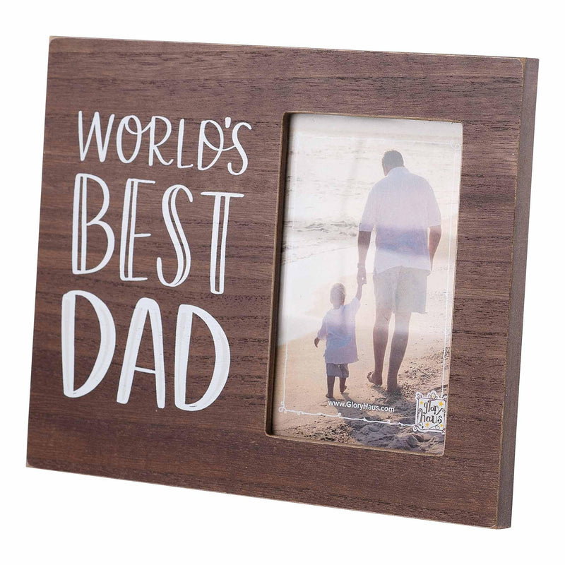 World's Best Dad Frame - GLORY HAUS 