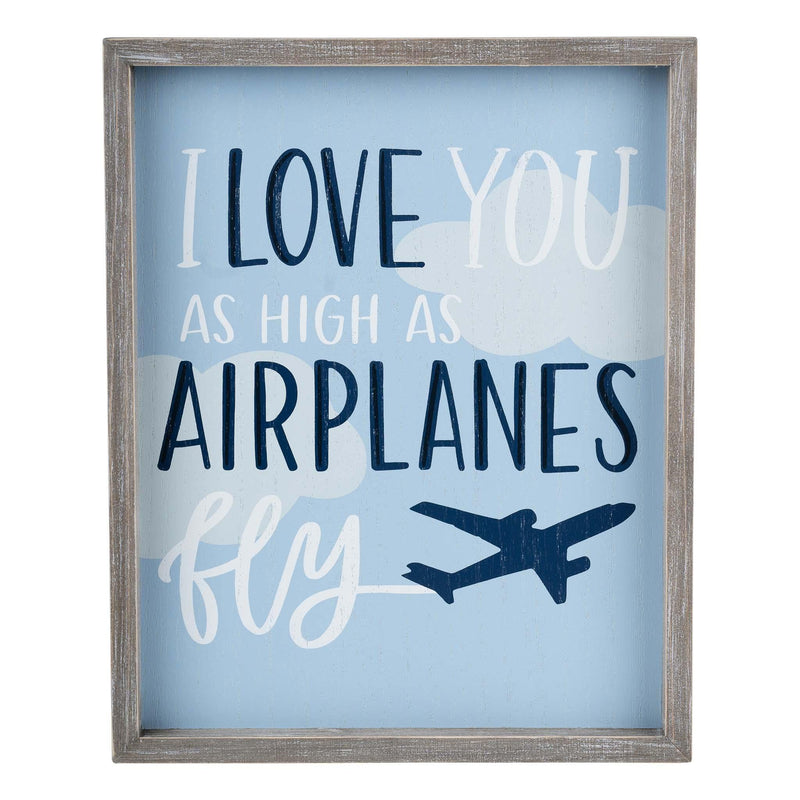 Airplanes Fly Framed Board - GLORY HAUS 