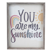 You Are My Sunshine Framed Board - GLORY HAUS 