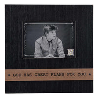 God Has Great Plans Black Frame - GLORY HAUS 