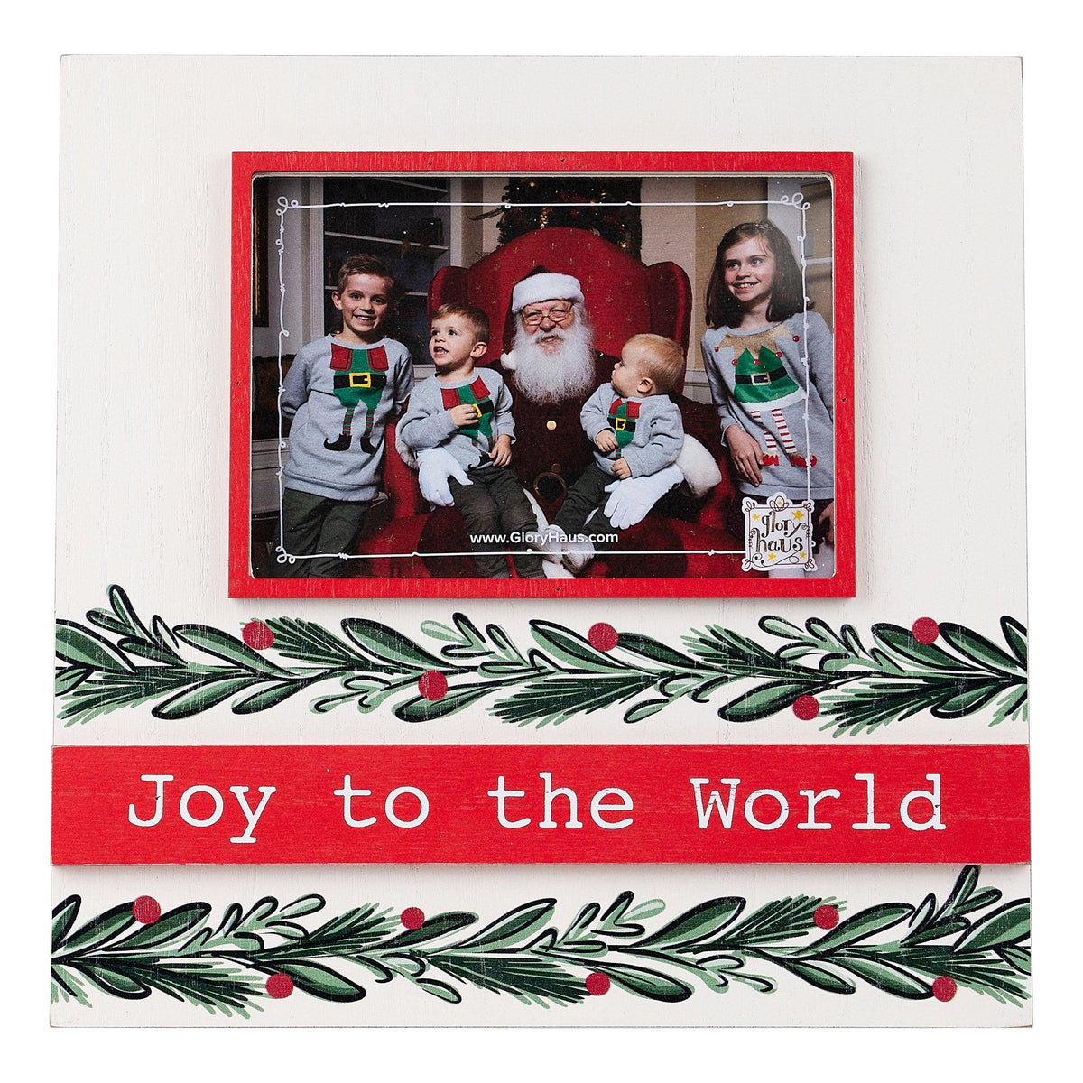 Joy to the World Garland Frame - GLORY HAUS 