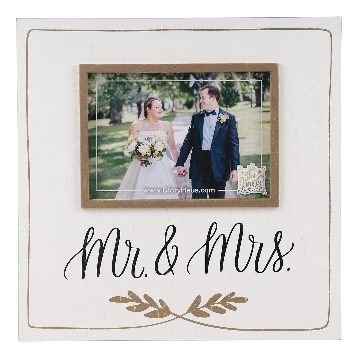 Mr. & Mrs. Gold Frame - GLORY HAUS 