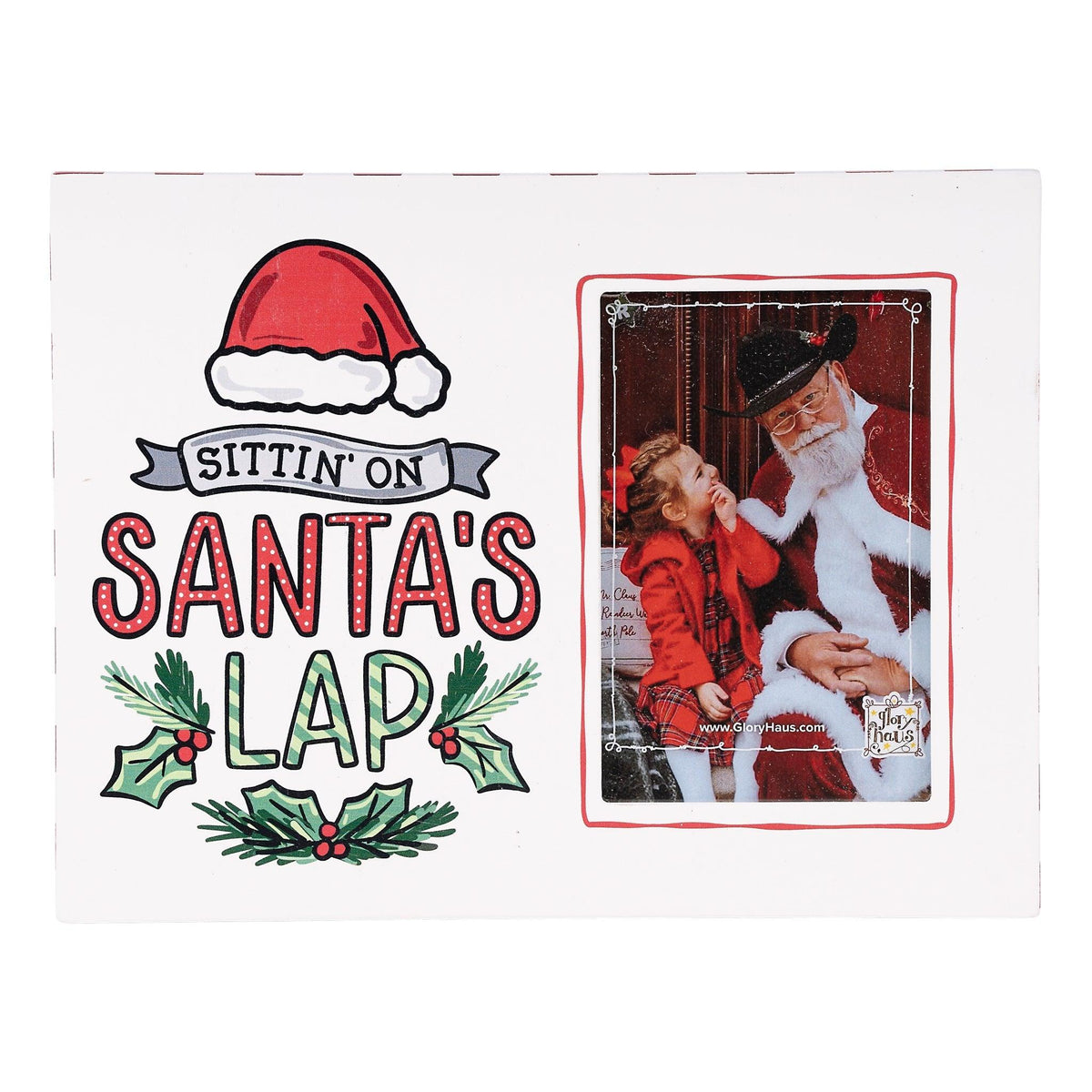 Santa Hat Frame - GLORY HAUS 