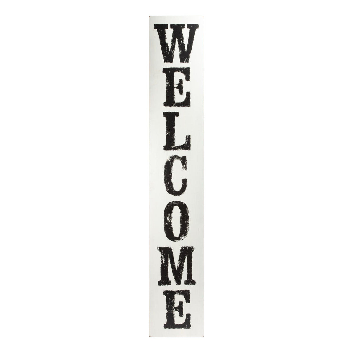 Whitewashed Welcome Board - GLORY HAUS 