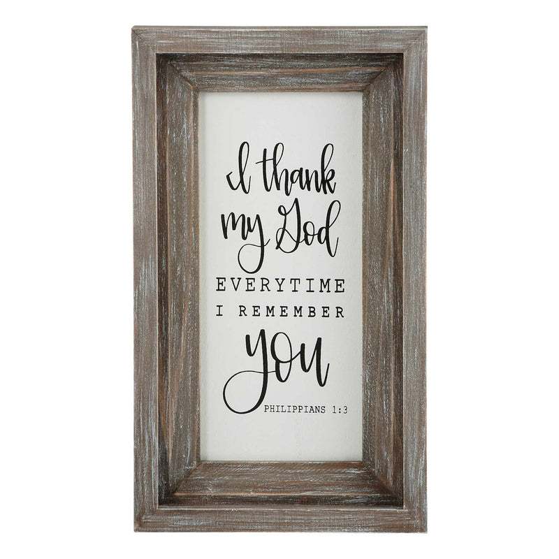 Thank My God Framed Board - GLORY HAUS 