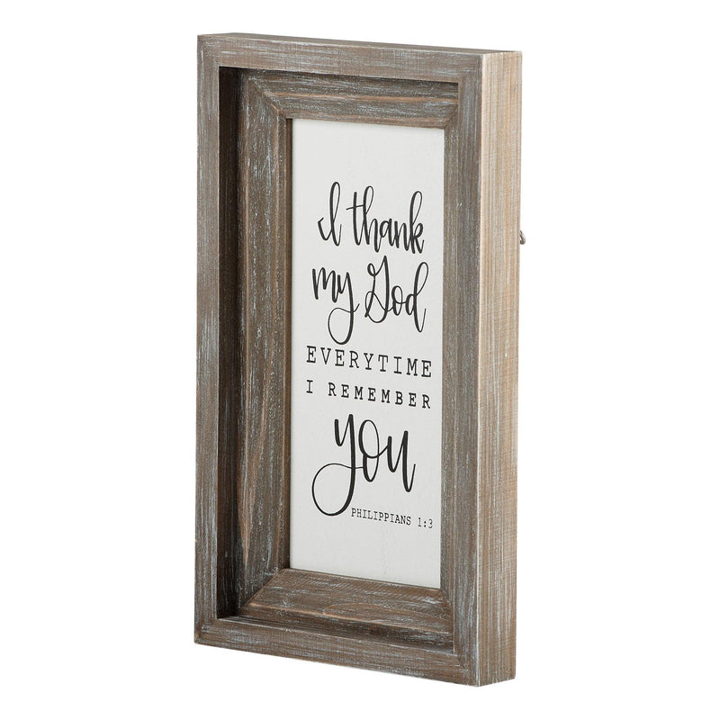 Thank My God Framed Board - GLORY HAUS 