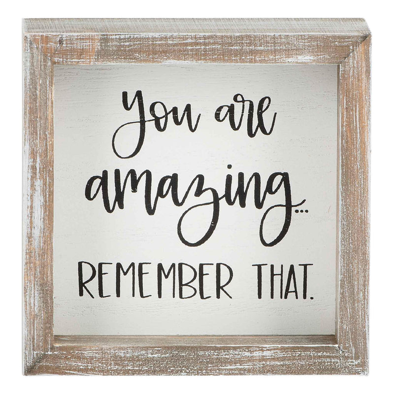 You Are Amazing Framed Board - GLORY HAUS 