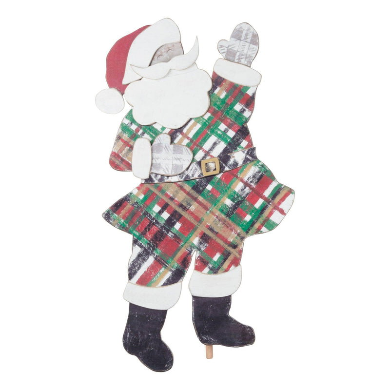 Plaid Santa Topper - GLORY HAUS 