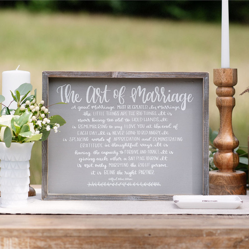 Art of Marriage Framed Board Small
