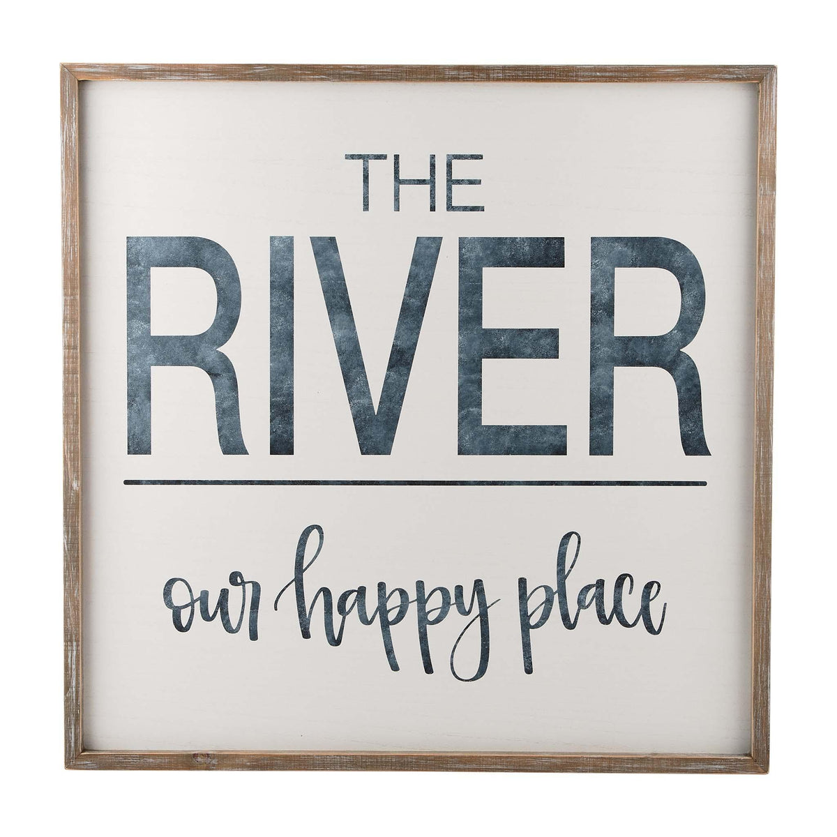 River is Our Happy Place Board - GLORY HAUS 