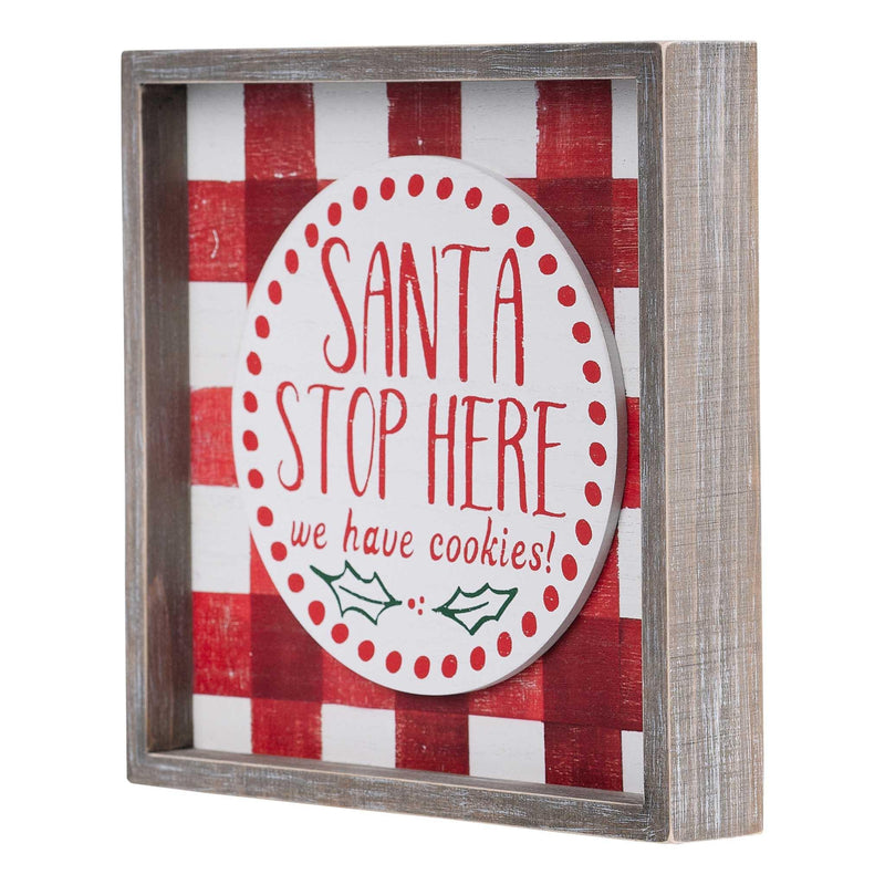 Santa Stop Here Cookie Board - GLORY HAUS 