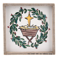 Nativity Wreath Board Small - GLORY HAUS 