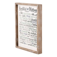 Beautiful the Marriage Framed Board Small - GLORY HAUS 