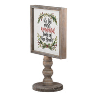 Merry Christmas Red Bird Reversible Stand - GLORY HAUS 