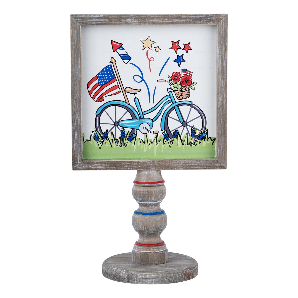 Let Freedom Ring Wood Stand - GLORY HAUS 
