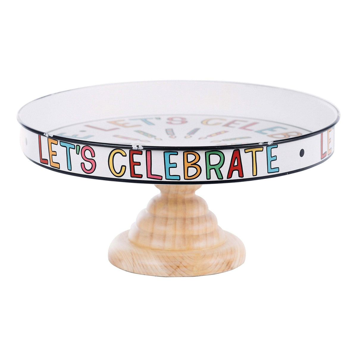 Let's Celebrate Cake Stand - GLORY HAUS 