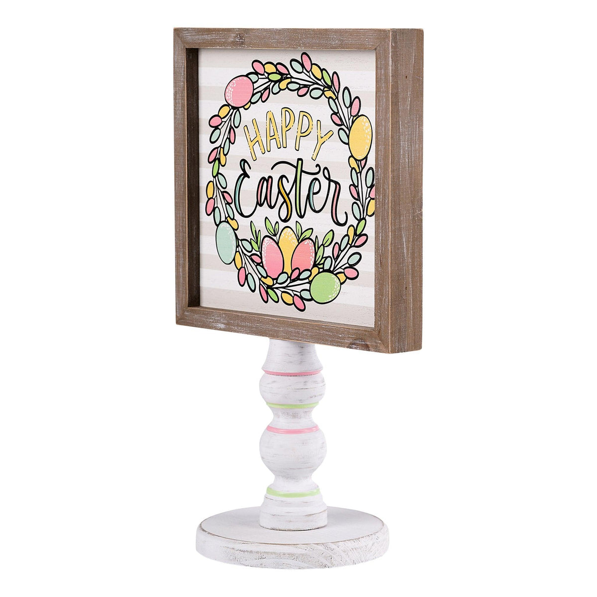 Greet All With A Happy Easter Egg Wreath Stand This Spring – GLORY HAUS