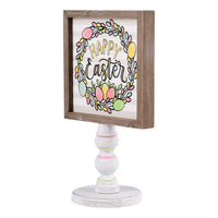 Happy Easter Egg Wreath Stand - GLORY HAUS 
