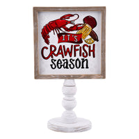 Crawfish Season Wood Stand