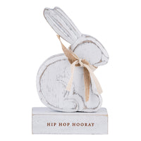 Hip Hop Hurray Wooden Bunny - GLORY HAUS 