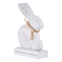 Some Bunny Loves You Wooden Bunny - GLORY HAUS 