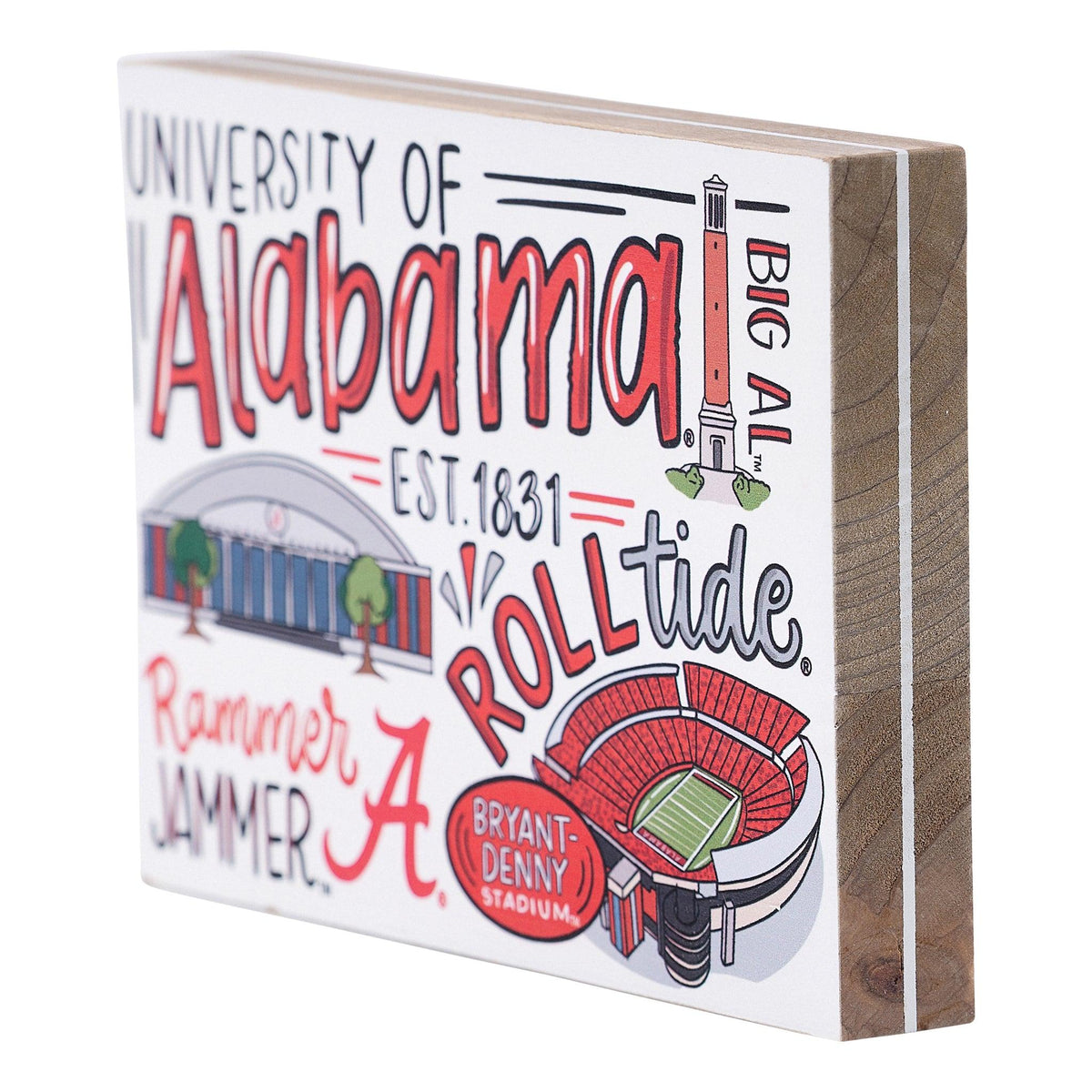 Alabama Icon Block - GLORY HAUS 