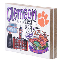 Clemson Icon Block - GLORY HAUS 