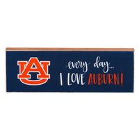 Every Day I Love Auburn Block Canvas - GLORY HAUS 