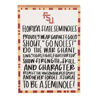 FSU Fan Block Canvas - GLORY HAUS 