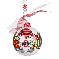 Ohio State Gnome Ornament - GLORY HAUS 