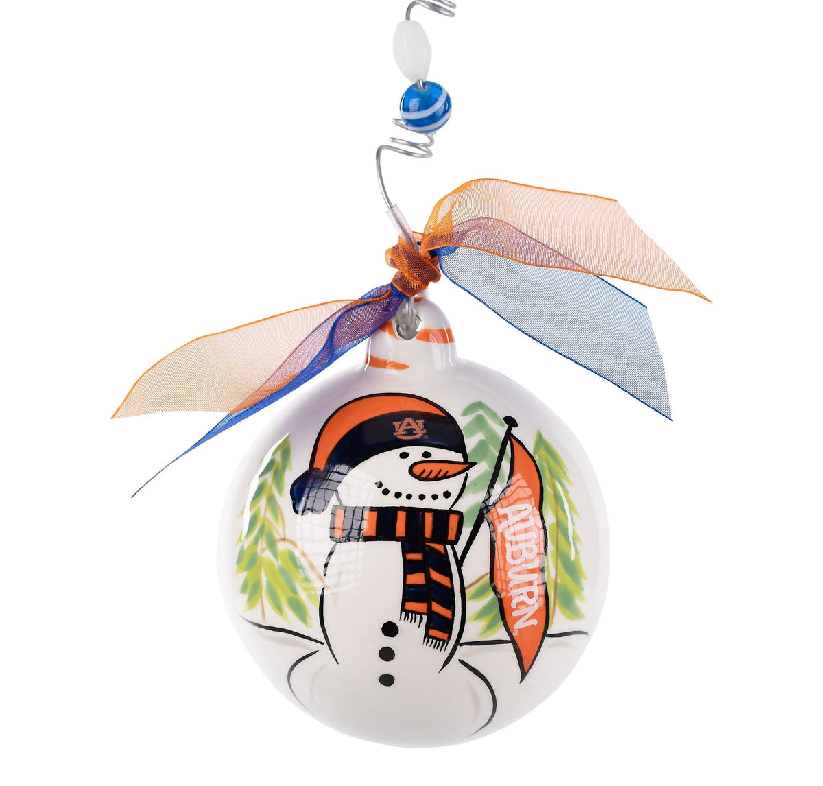 Tis the Season Auburn Snowman Ornament - GLORY HAUS 