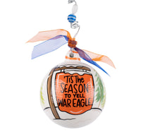 Tis the Season Auburn Snowman Ornament - GLORY HAUS 