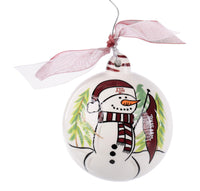 Tis the Season Texas A&M Snowman Ornament - GLORY HAUS 